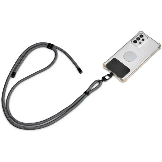 Altitude Silhouette Crossbody Phone Strap - Grey Phone